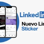 Linkedin nuevo link sticker