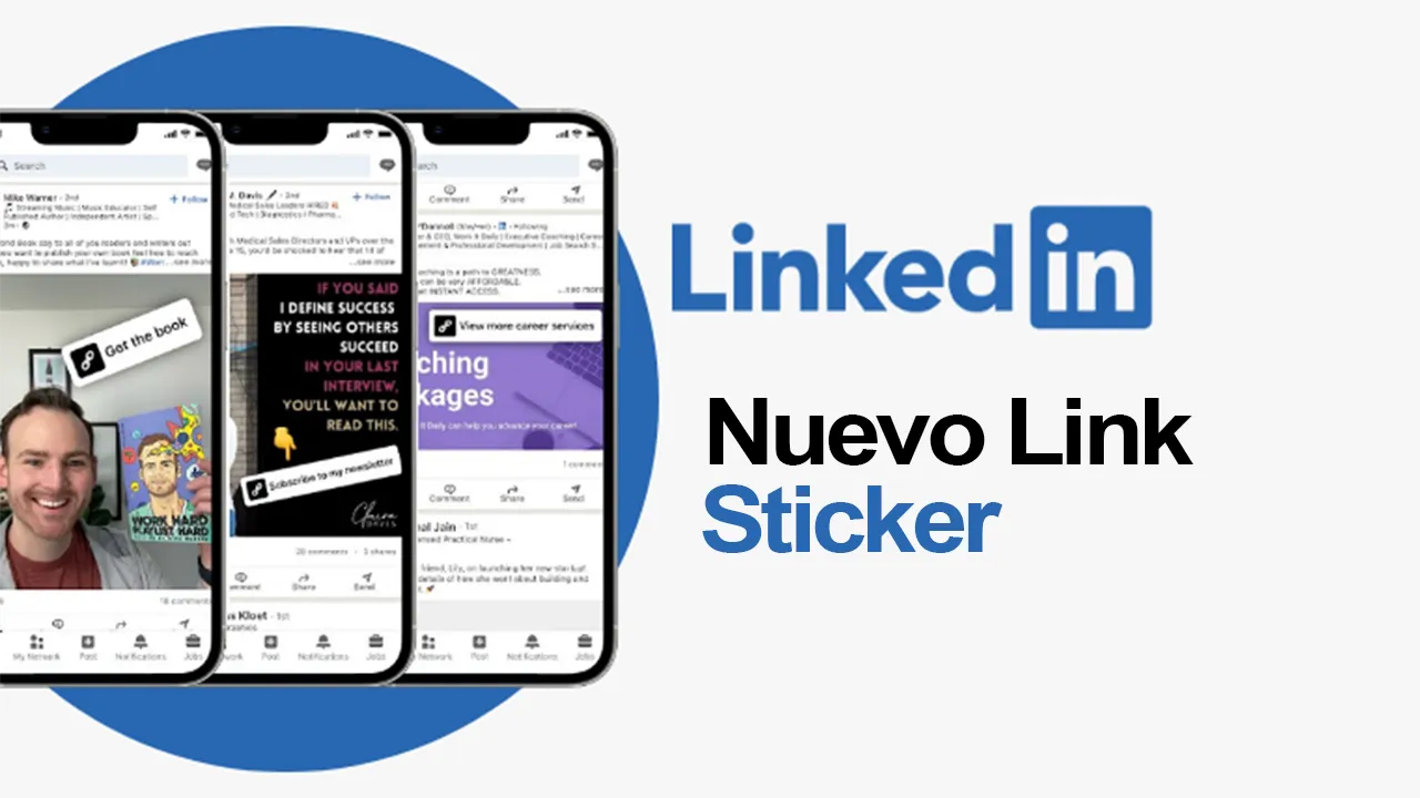 Linkedin activa su nueva etiqueta de enlace externo 9 Linkedin nuevo link sticker