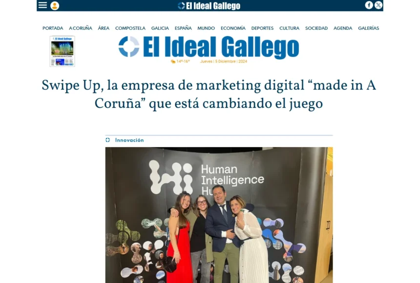 Swipe Up: Innovación desde A Coruña que está cambiando el marketing digital 7 swipeup el ideal gallego